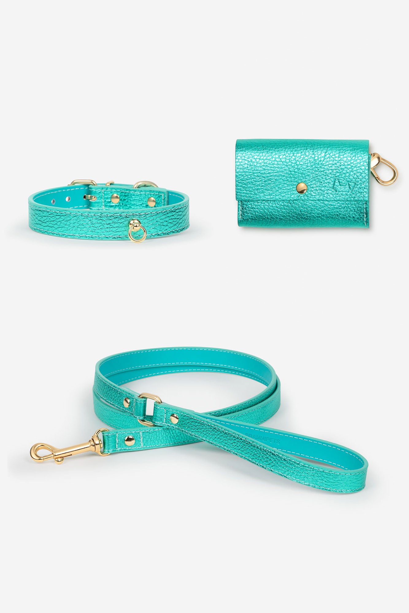 Turquoise Metal collar kit