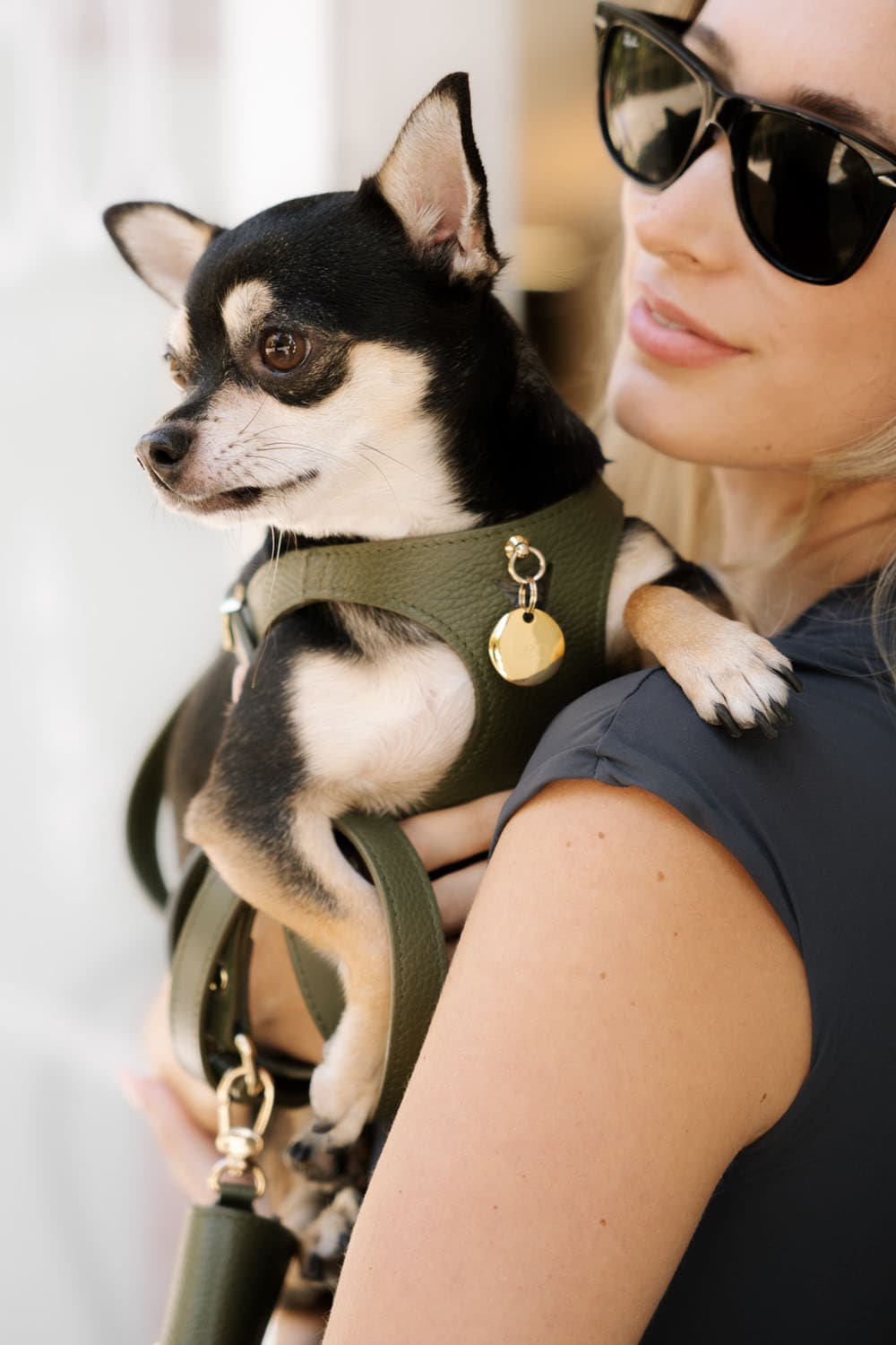 Dark green Juno harness