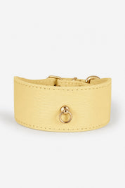 Collier Lévrier Juno jaune