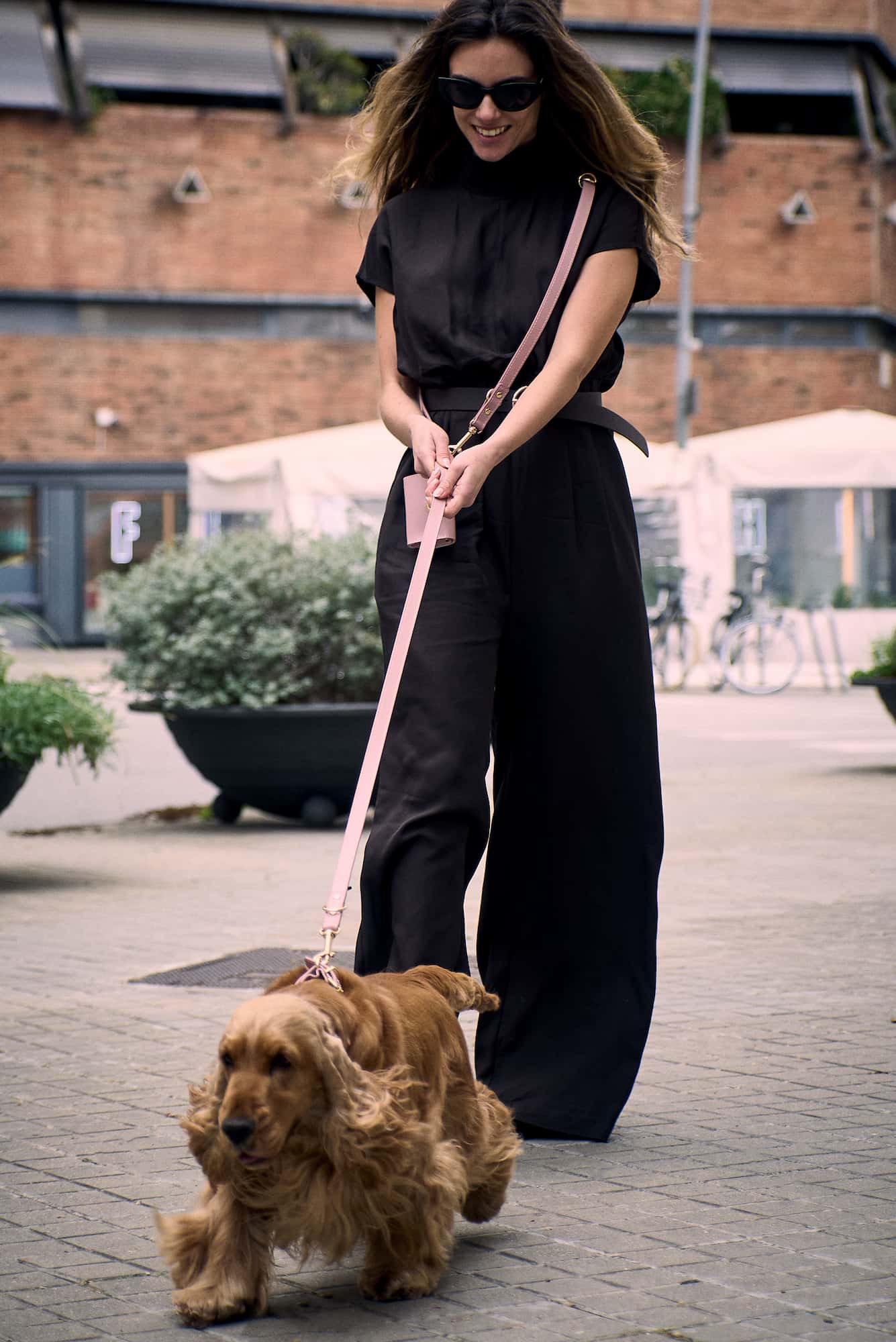 Kit collar perro Nara rosa