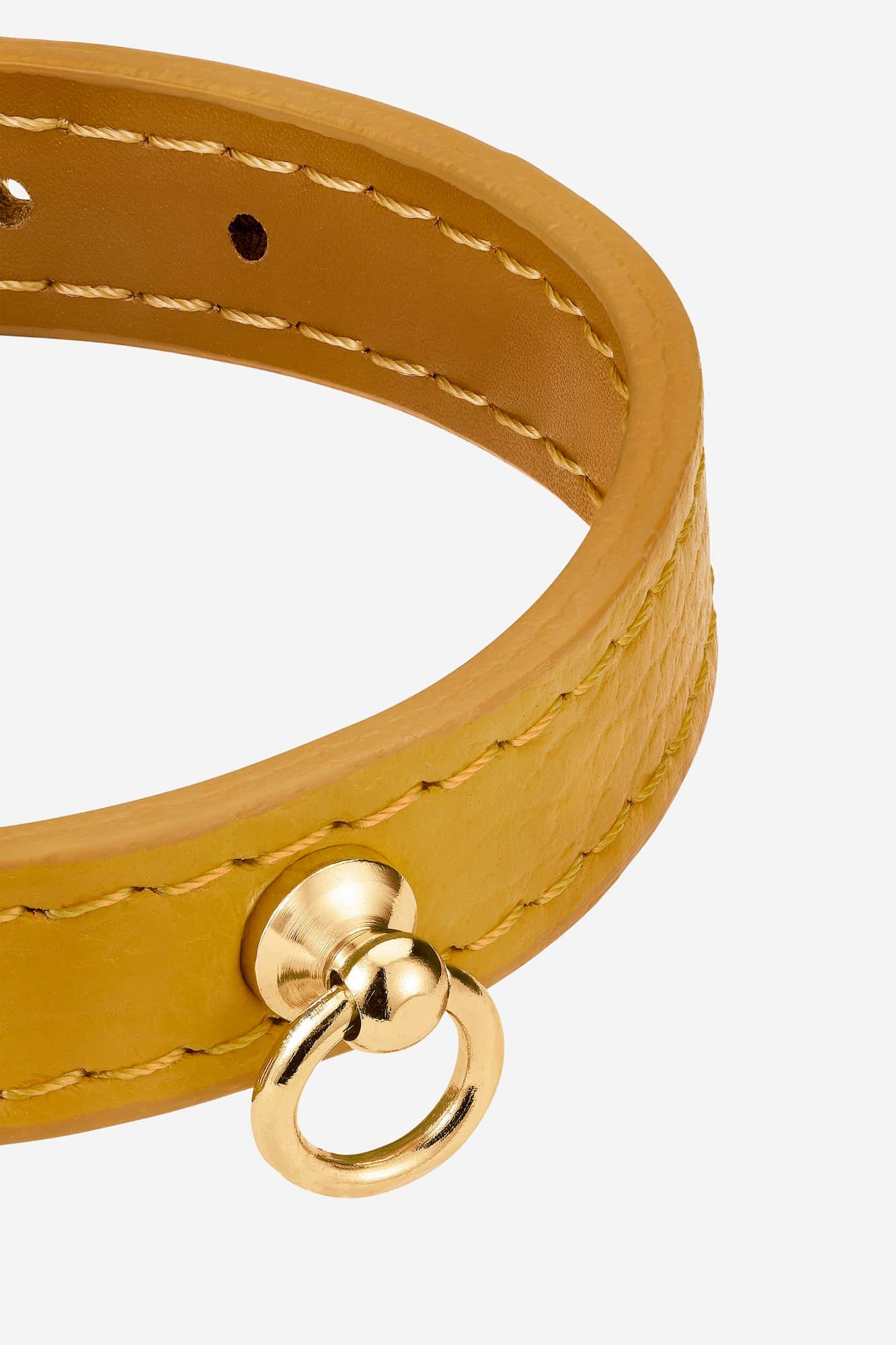 Collar perro Juno Toy amarillo mostaza