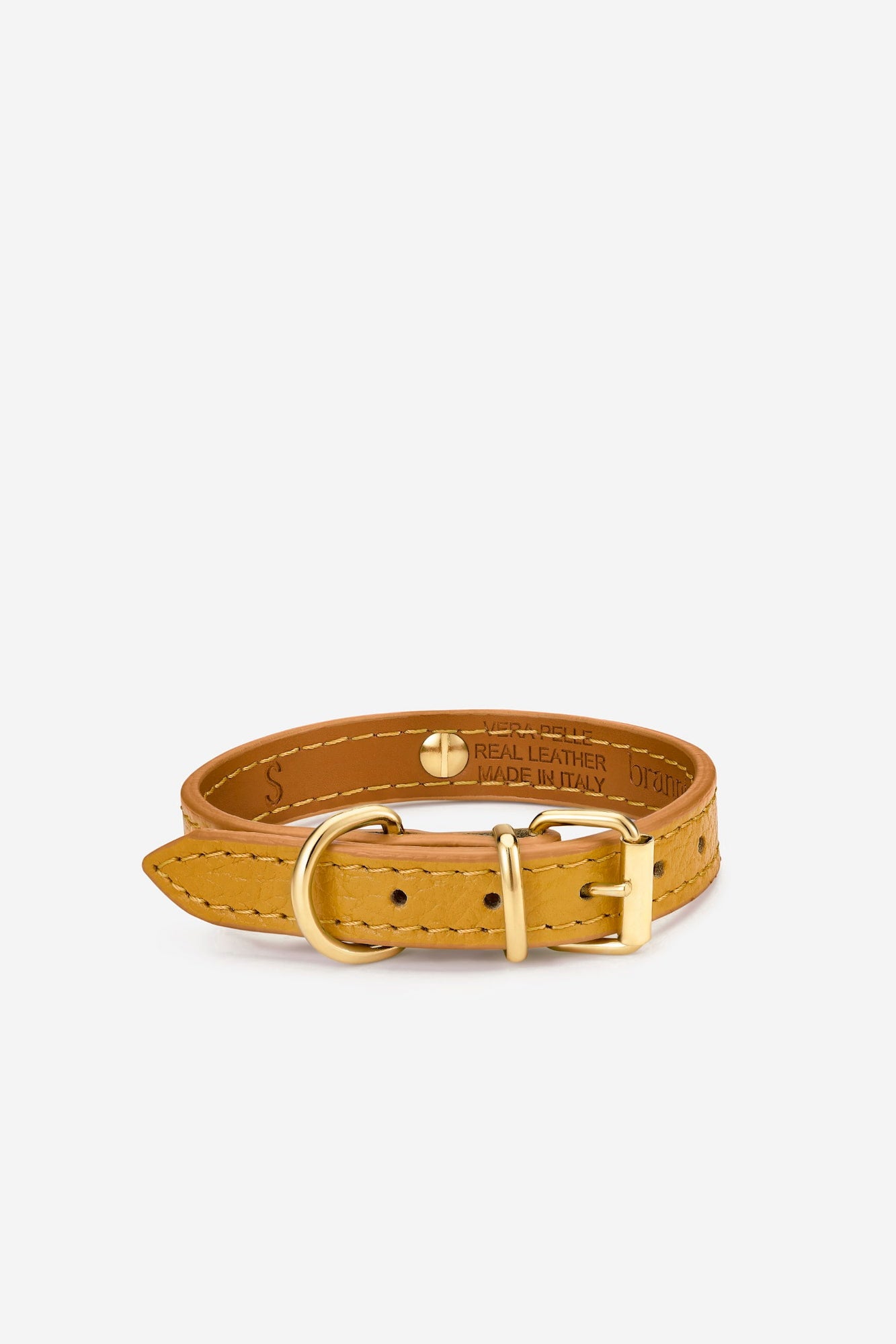 Collar perro Juno Toy amarillo mostaza