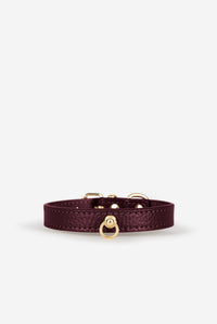Collar perro Juno Toy granate - Granate / XS