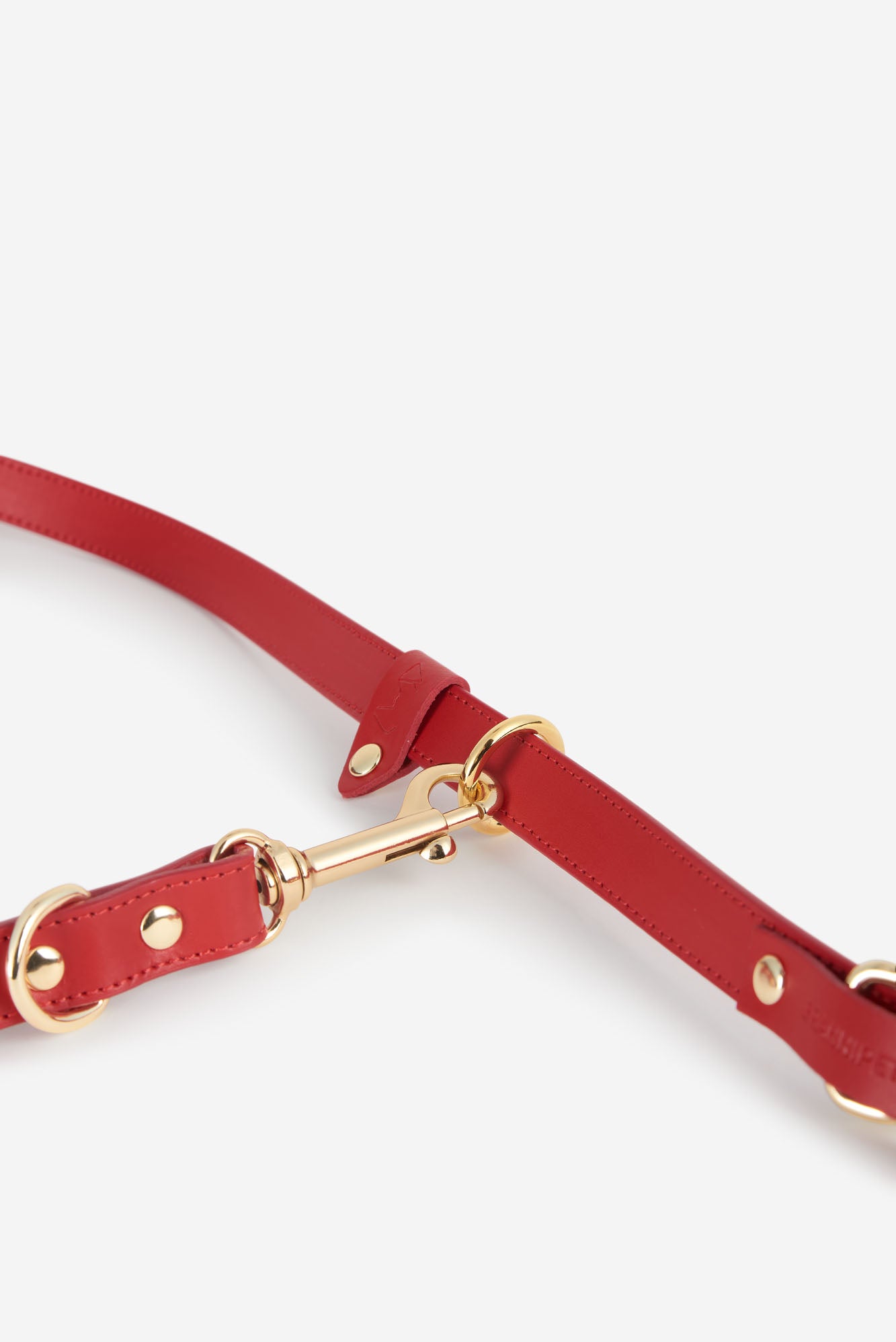 Anilla correa multiposición roja