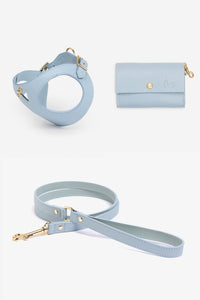 Kit harnais Chien Juno bleu ciel - XS / Standard / Hands free