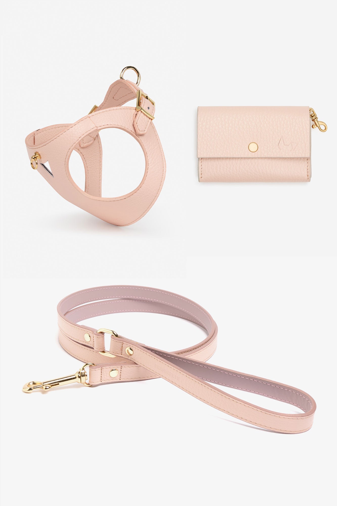 arnés color melocotón perro