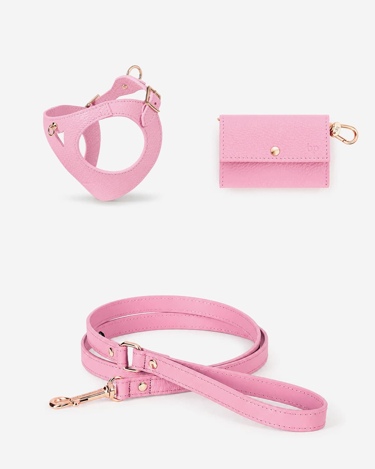 Kit harnais Chien Juno rose