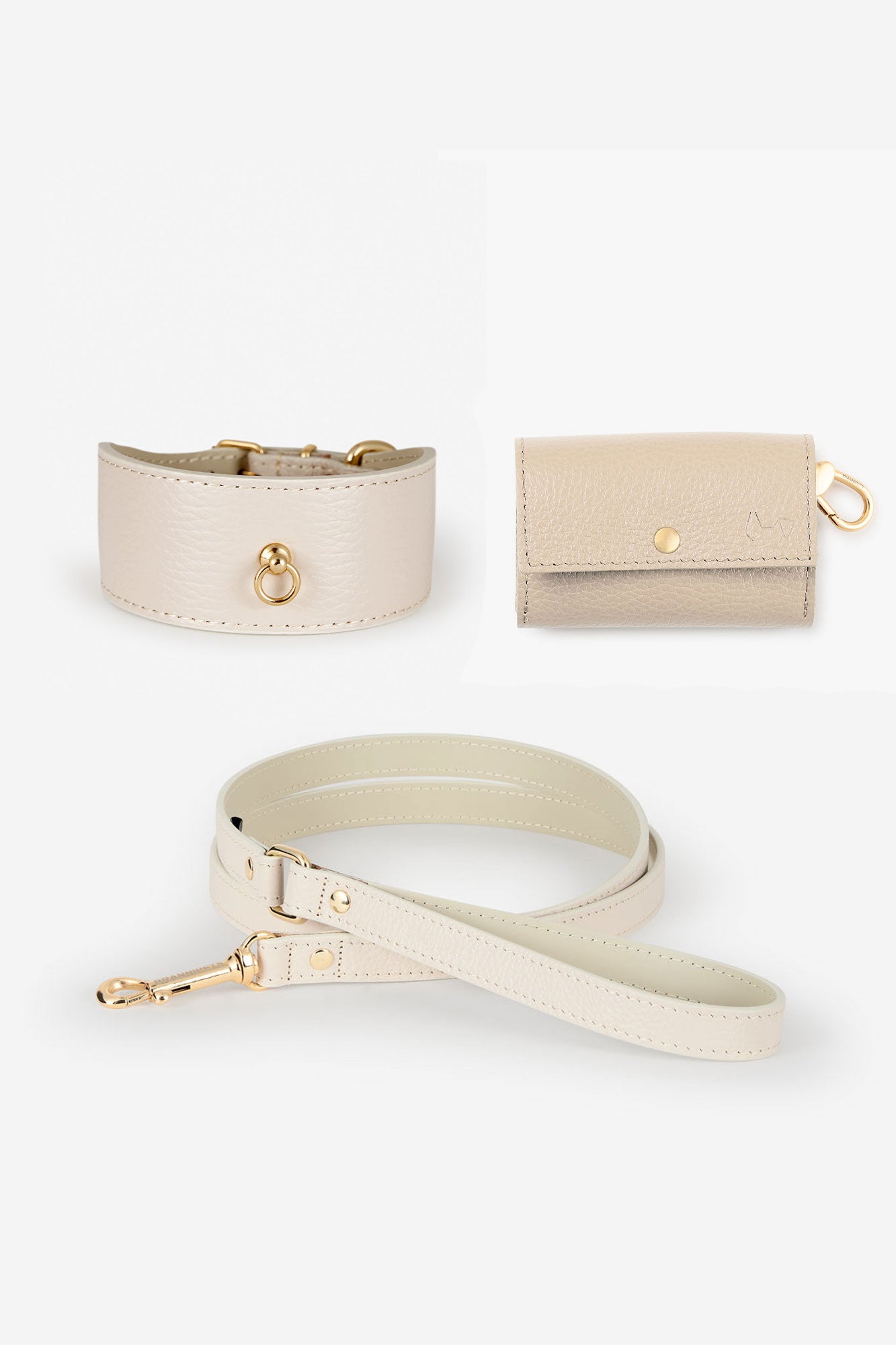 kit collar blanco para galgo