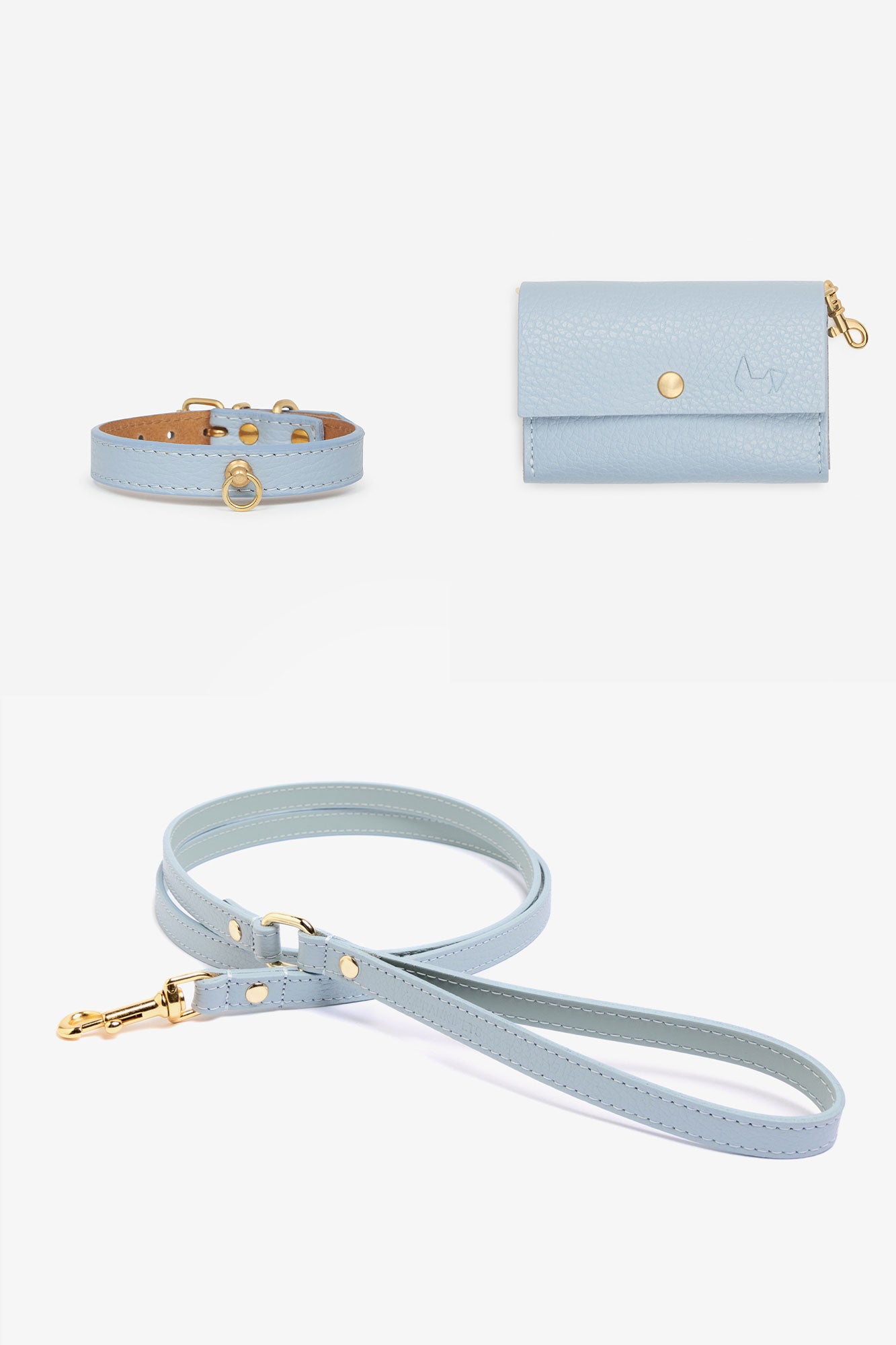 Toy blue sky Juno collar set