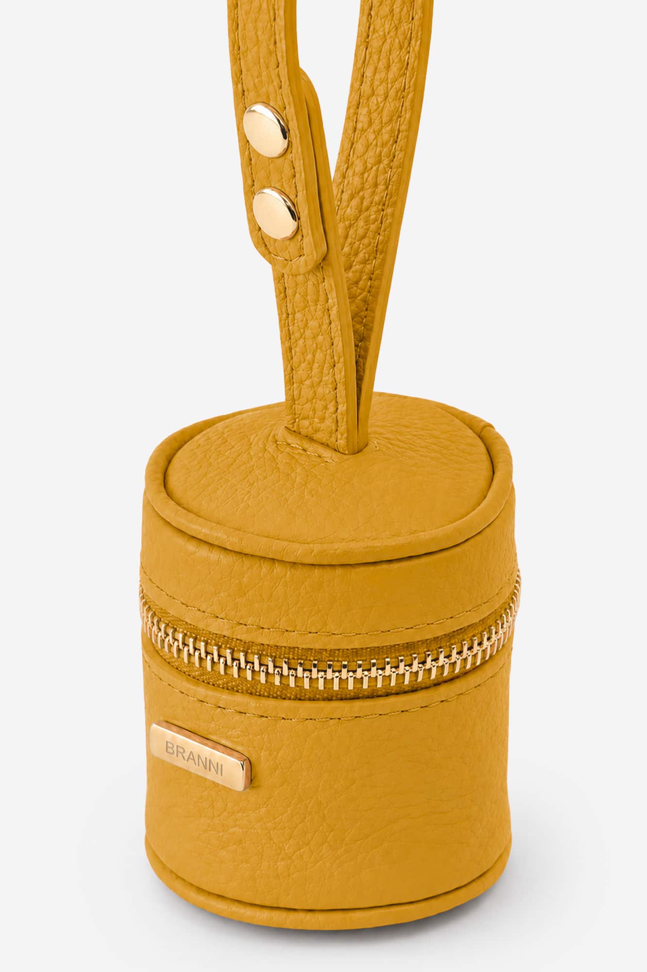 Juno treat pouch mustard yellow