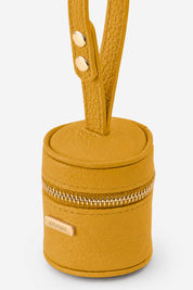 Juno treat pouch mustard yellow