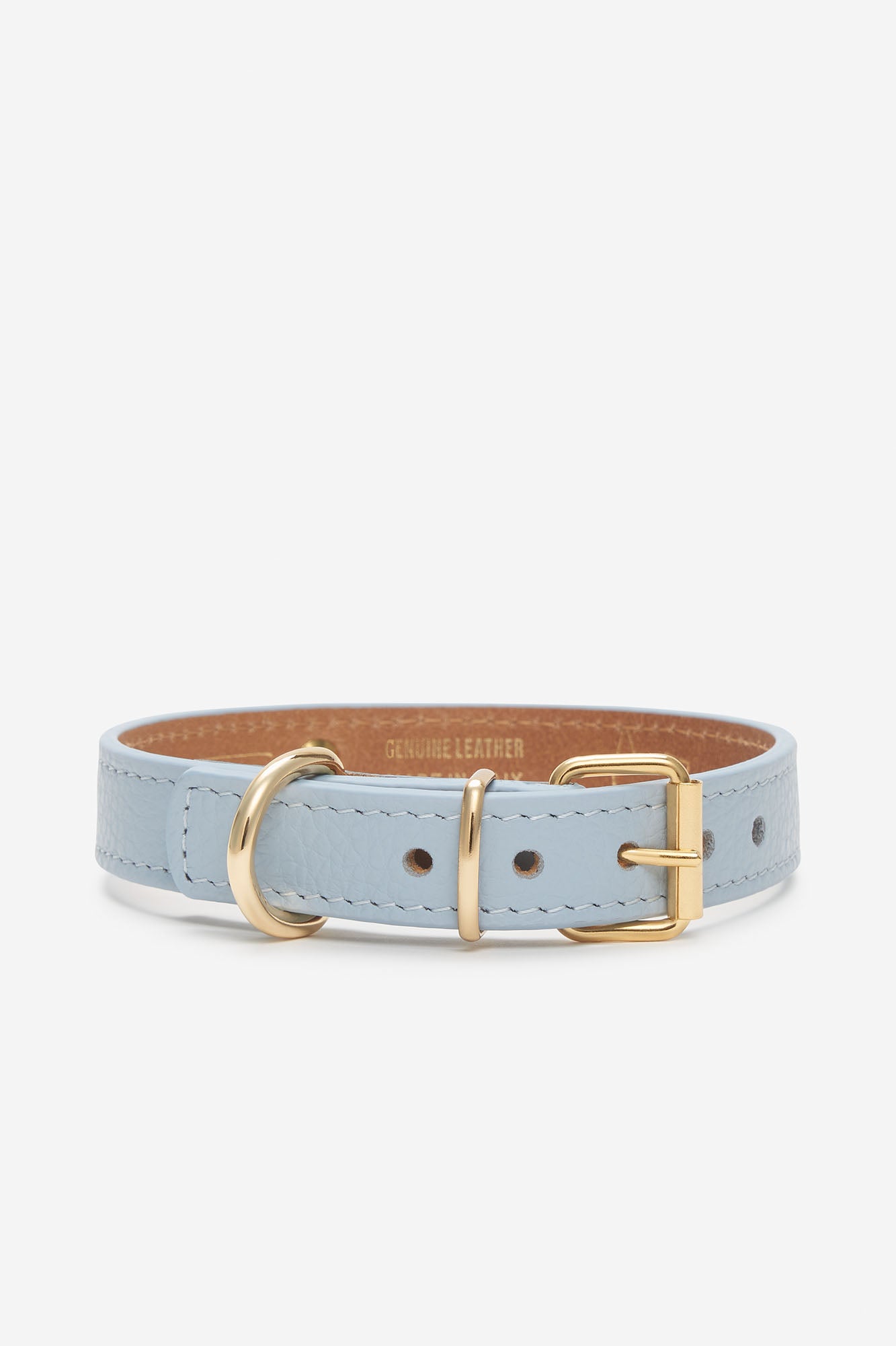 Collar para perro Juno azul cielo trasera