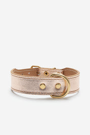 Collar para perros Moni de color rosé frontal