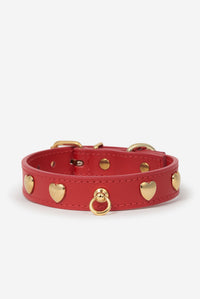 Collier Chien Nara rouge - Rouge / XS